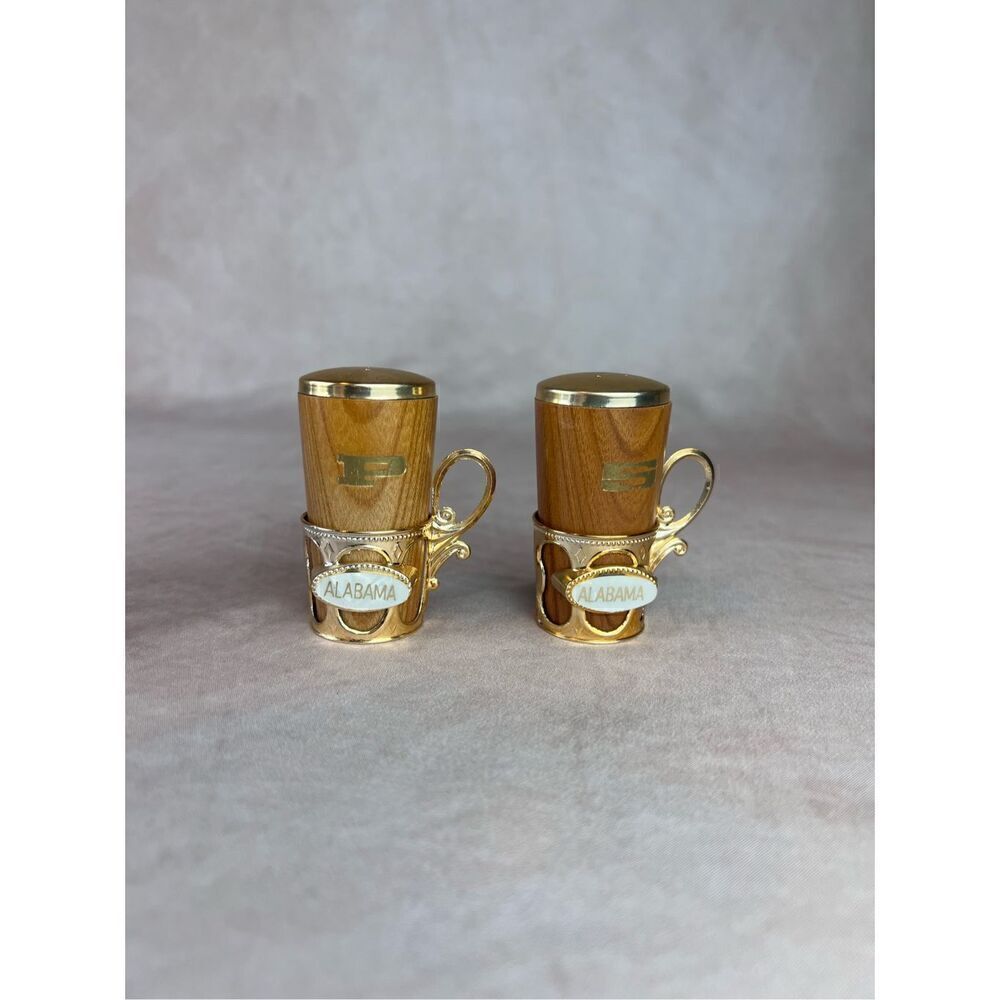 Vintage Alabama Salt and Pepper Shakers